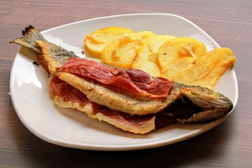 Lubina a la plancha