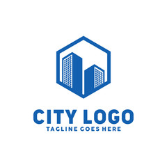 City Logo / Apartment Icon / Building Symbol Design Inspiration