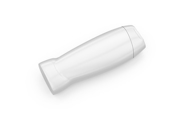 Shampoo bottle body care product, packaging product bottle for hair care design, mock up template on isolated white background, 3d illustration