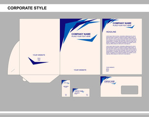 Corporate style, business, brand