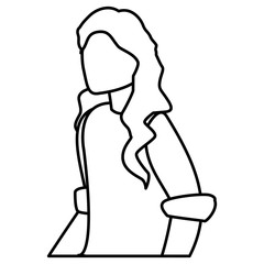 beautiful woman avatar character