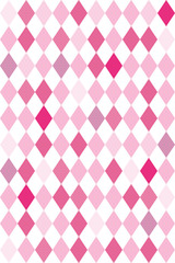Fototapeta premium Pinkes Rauten-Muster