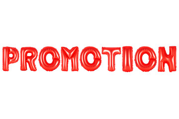 promotion, red color