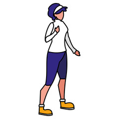 beautiful young woman character