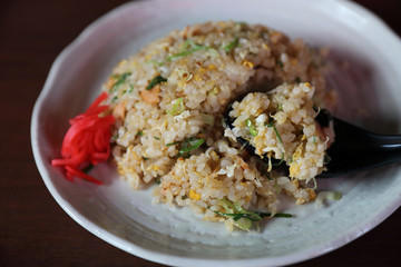 Fired rice chahan japanese fried rice