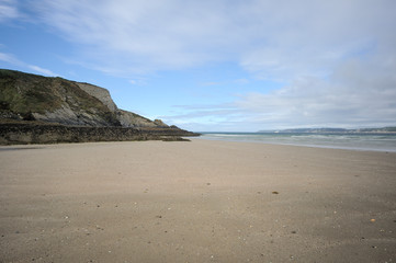 Fototapeta na wymiar plage bretonne