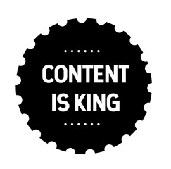 content is king stamp