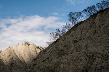 mountains and blue sky