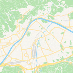 Innsbruck, Austria printable map