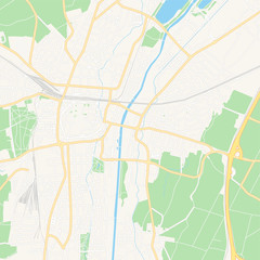 Sankt Polten, Austria printable map