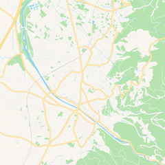 Dornbirn, Austria printable map