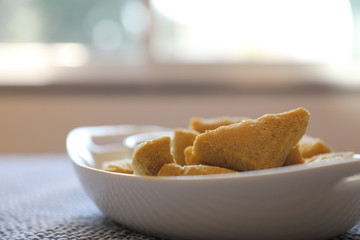 Fried tofu japanese food