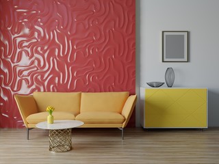sofa in living room