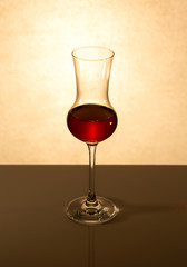 glass of red wine