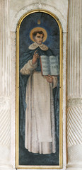 Saint Vincent Ferrer, main altar in the church of Saint Nicholas in Korcula, Korcula island, Croatia