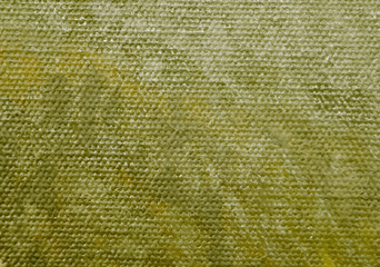 Green oil paint on canvas as abstract background