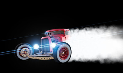 Hot Rod Drift 3D render © gorbovoi81