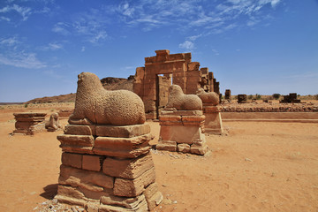 Lion Temple Of Apedemak, Musawarat, Naga Site, Sudan