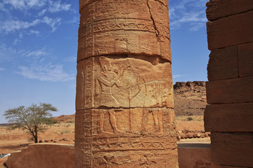 Lion Temple Of Apedemak, Musawarat, Naga Site, Sudan
