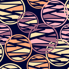 geometric pattern with circles