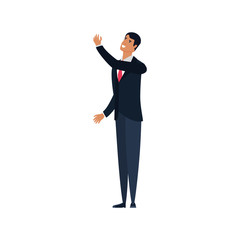 businessman elegant avatar character