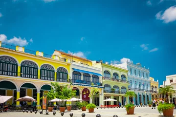 Fotobehang La Habana vieja, ciudad turistica de cuba. © ismel leal