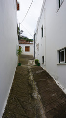 narrow street in old town
