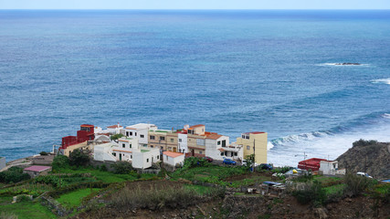 houses on the coast
