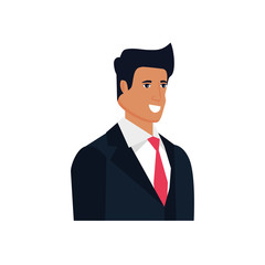 businessman elegant avatar character