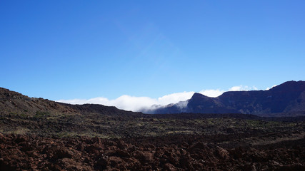 aerial view of the mountains