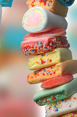 multicolor candy skewer