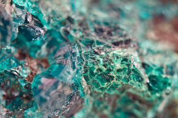 Turquoise natural texture from natural material. Crystals. Macro. Abstract background