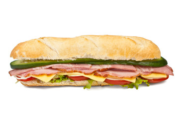 long baguette sandwich