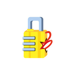 Obraz premium safe secure padlock with snake attack
