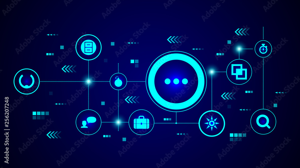 Poster three dots icon. from web set