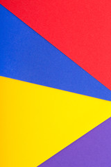 Multicolor background from a cardboard of different colors