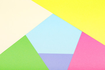Multicolor background from a cardboard of different colors