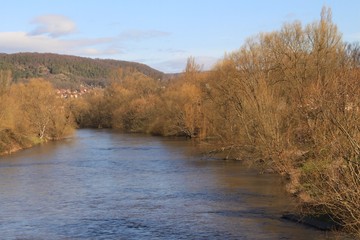 Saale in Jena