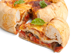 Chicago Deep Dish Stuffed Pizza