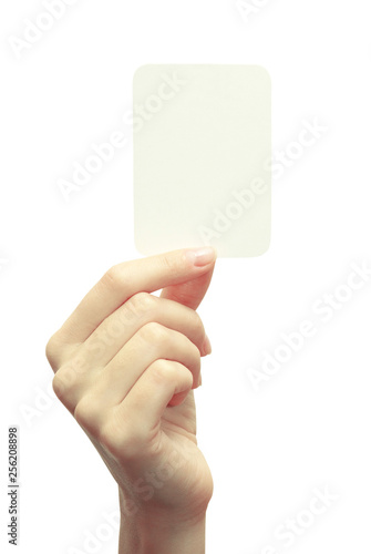 card in hand
