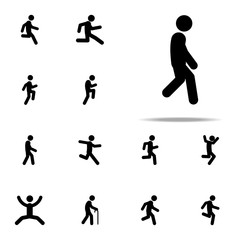fast, walking icon. Walking, Running People icons universal set for web and mobile