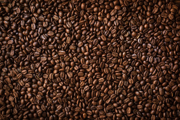 roasted coffee beans for your background