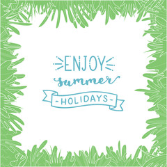 Vector grass background.