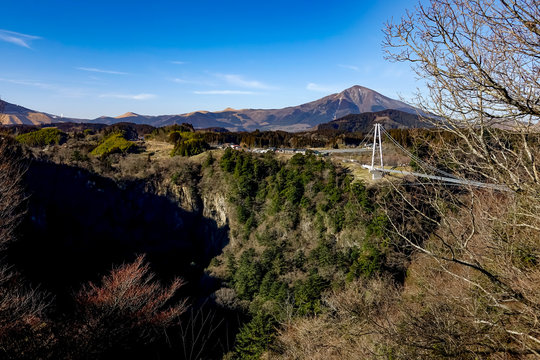 九重夢大吊橋　朝景