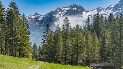 Switzerland, Scenic view on Alps near Melchsee-frutt