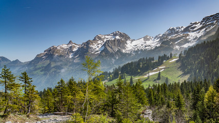Switzerland, Scenic view on Alps near Melchsee-frutt