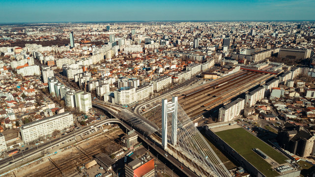 Panoramic view of Bucharest