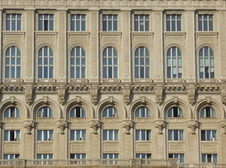 Fototapeta na wymiar Ceaucescu Palast Bukarest
