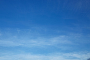 air on blue sky, clear weather day background
