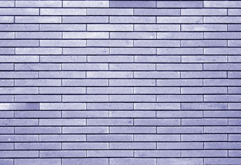 Decorative brick wall in blue tone.